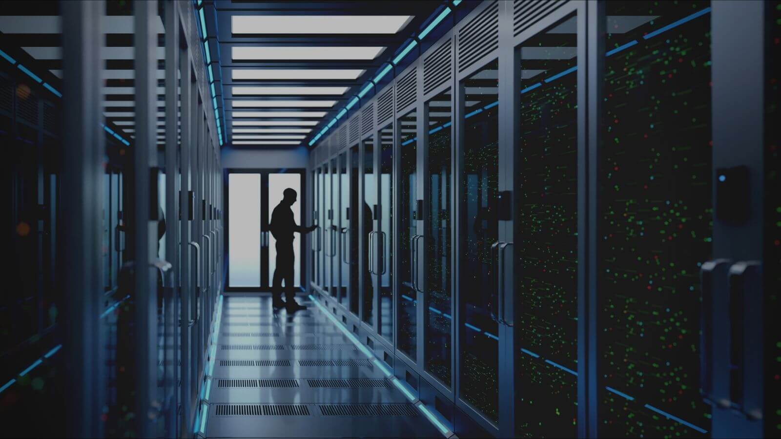 Man standing in data center (2)